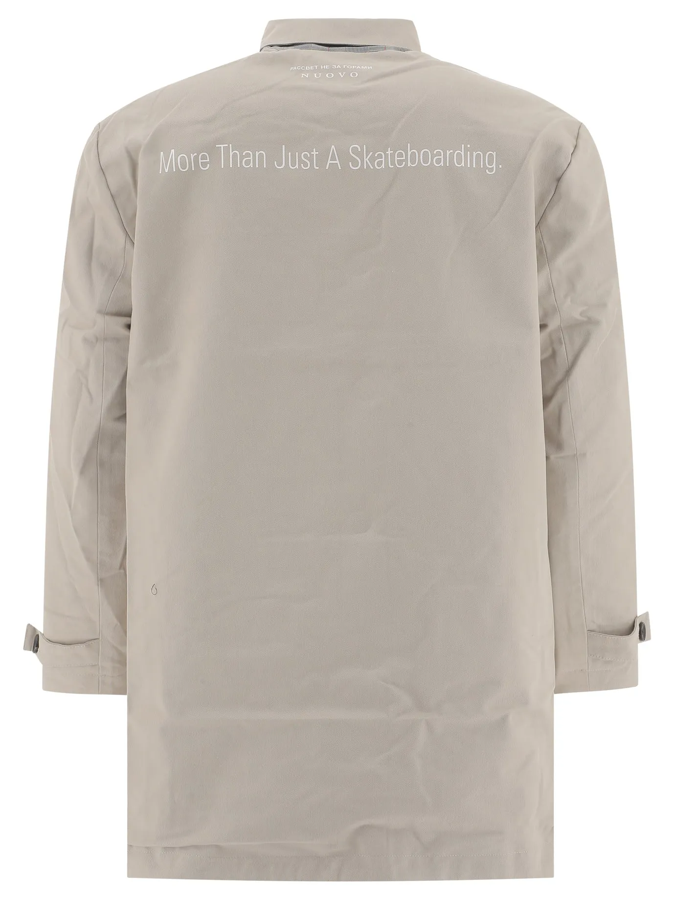 PACCBET Check Pattern Reversible Coat
