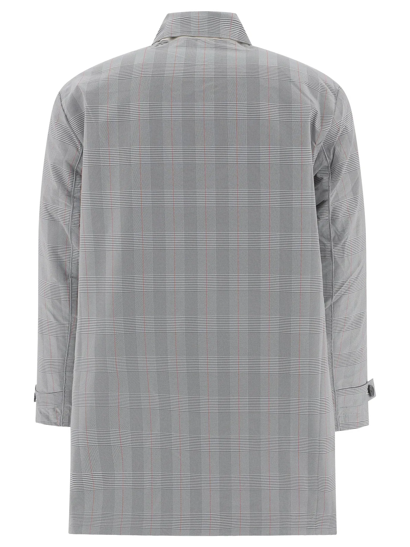 PACCBET Check Pattern Reversible Coat