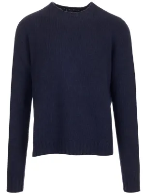 Palm Angels Logo Intarsia Crewneck Sweater
