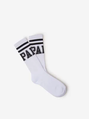 Palm Angels Logo Intarsia Knit Socks