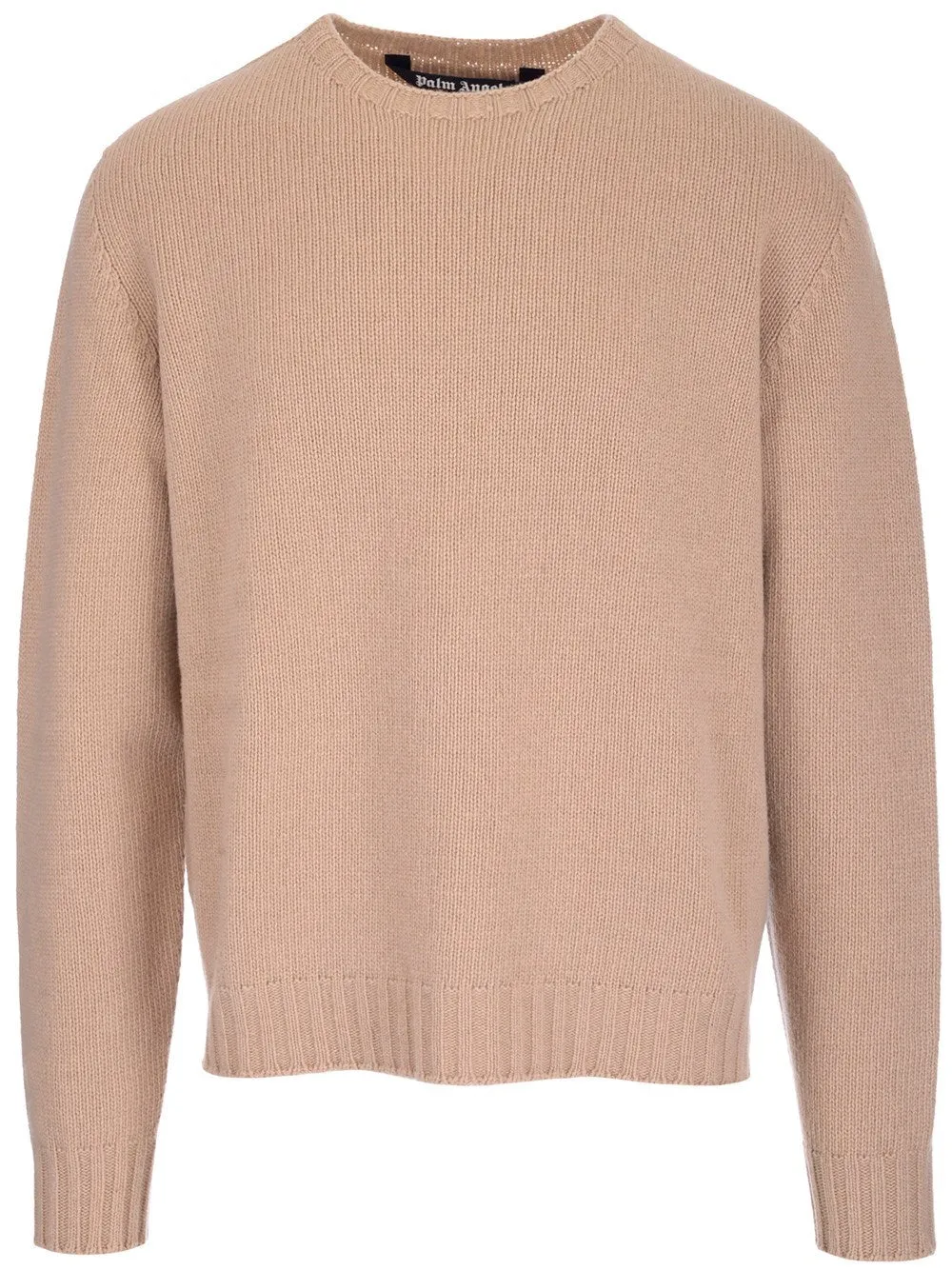 Palm Angels Logo Intarsia Knit Sweater