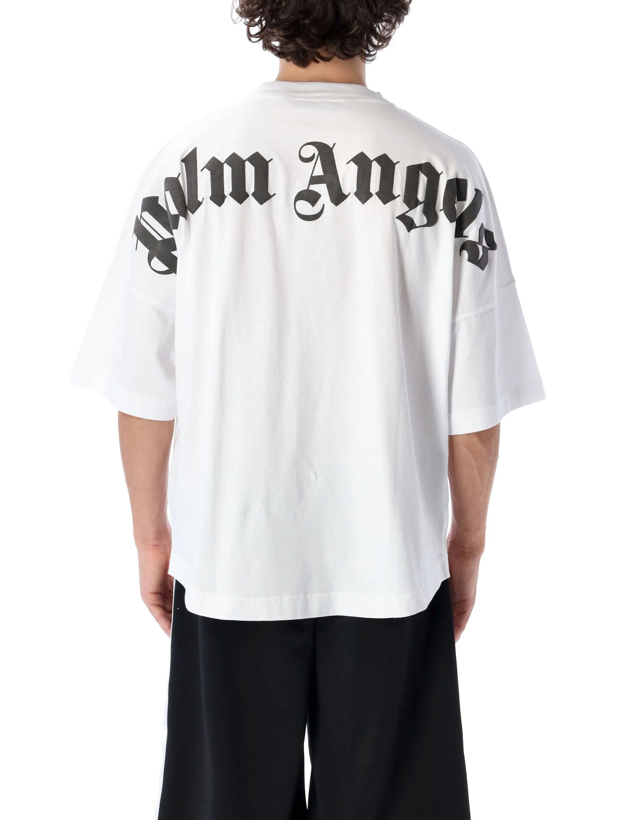 Palm Angels Logo Printed Crewneck T-Shirt