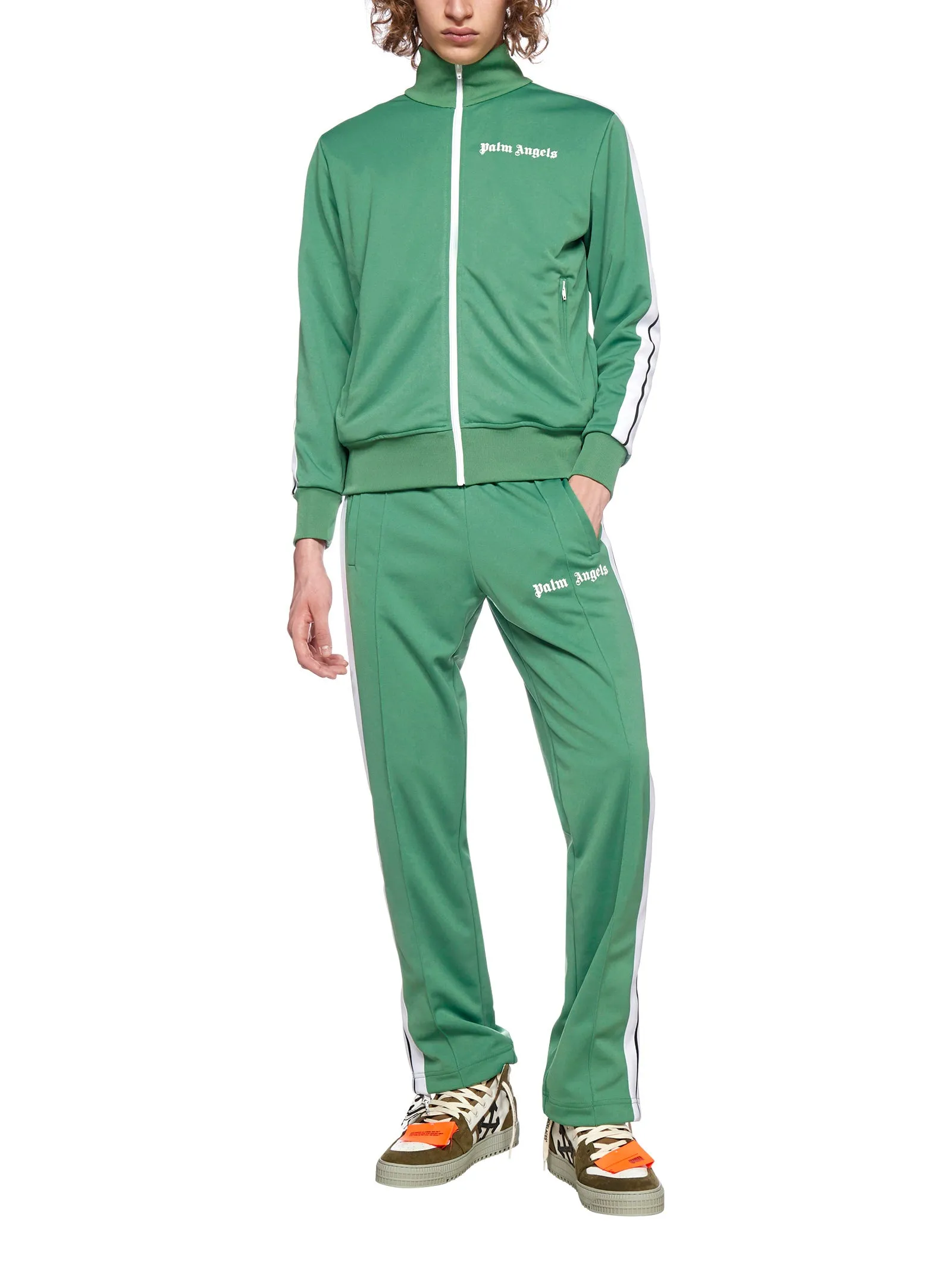 Palm Angels Logo Printed Track Pants