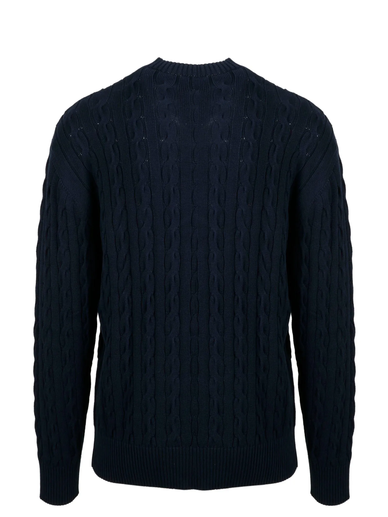 Palm Angels Pirate Bear Cable Knit Sweater