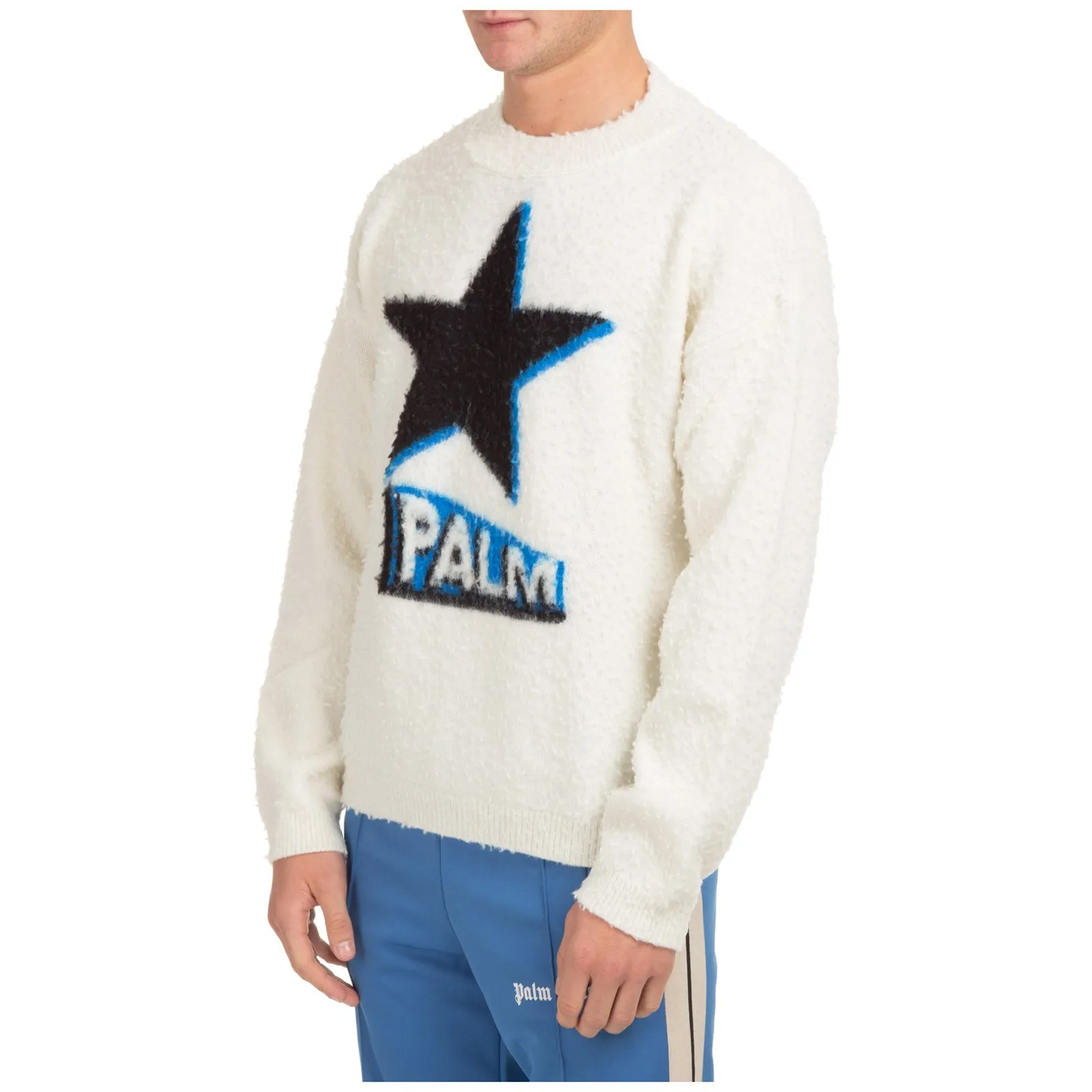 Palm Angels Rockstar Crewneck Knitted Jumper