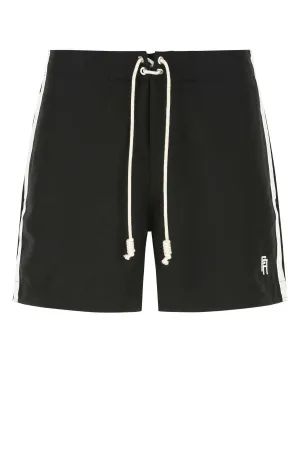Palm Angels Stripe Trim Swimming Shorts
