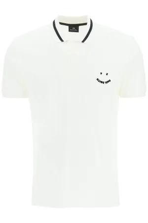 Paul Smith Happy Logo Short-Sleeved Polo Shirt