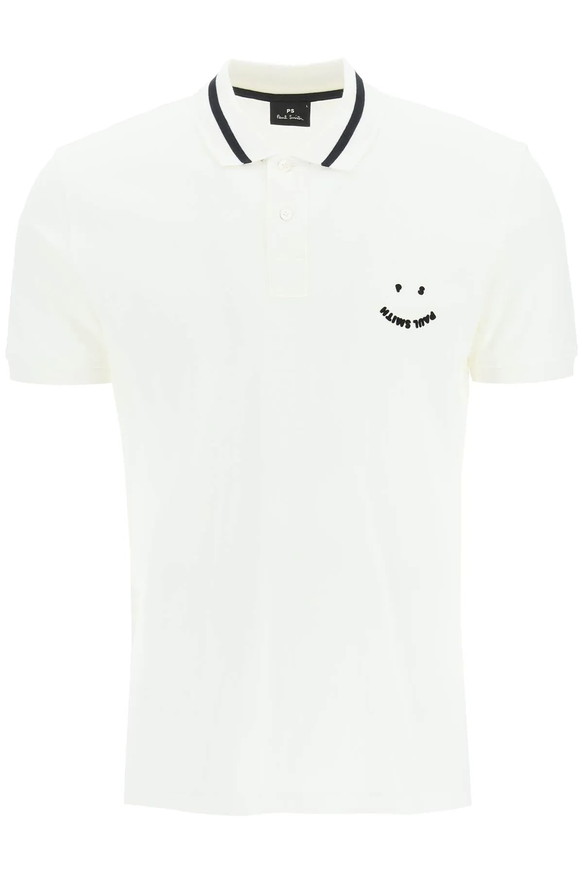 Paul Smith Happy Logo Short-Sleeved Polo Shirt