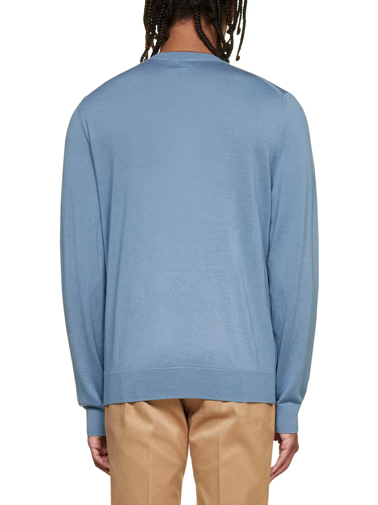 Paul Smith Logo Embroidered Knitted Jumper