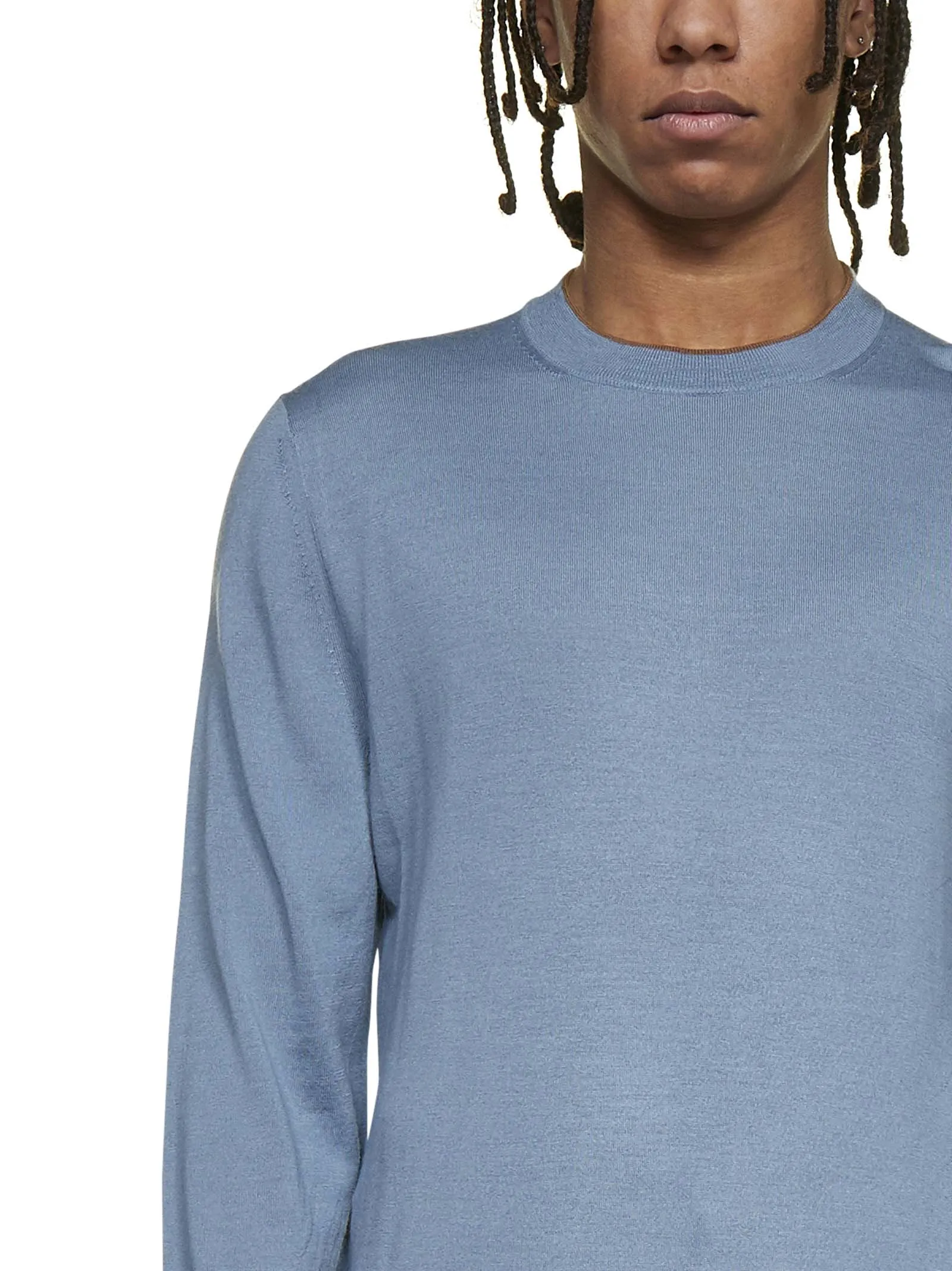 Paul Smith Logo Embroidered Knitted Jumper