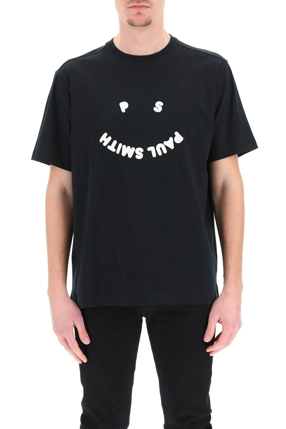Paul Smith Smiley Logo Print Crewneck T-Shirt
