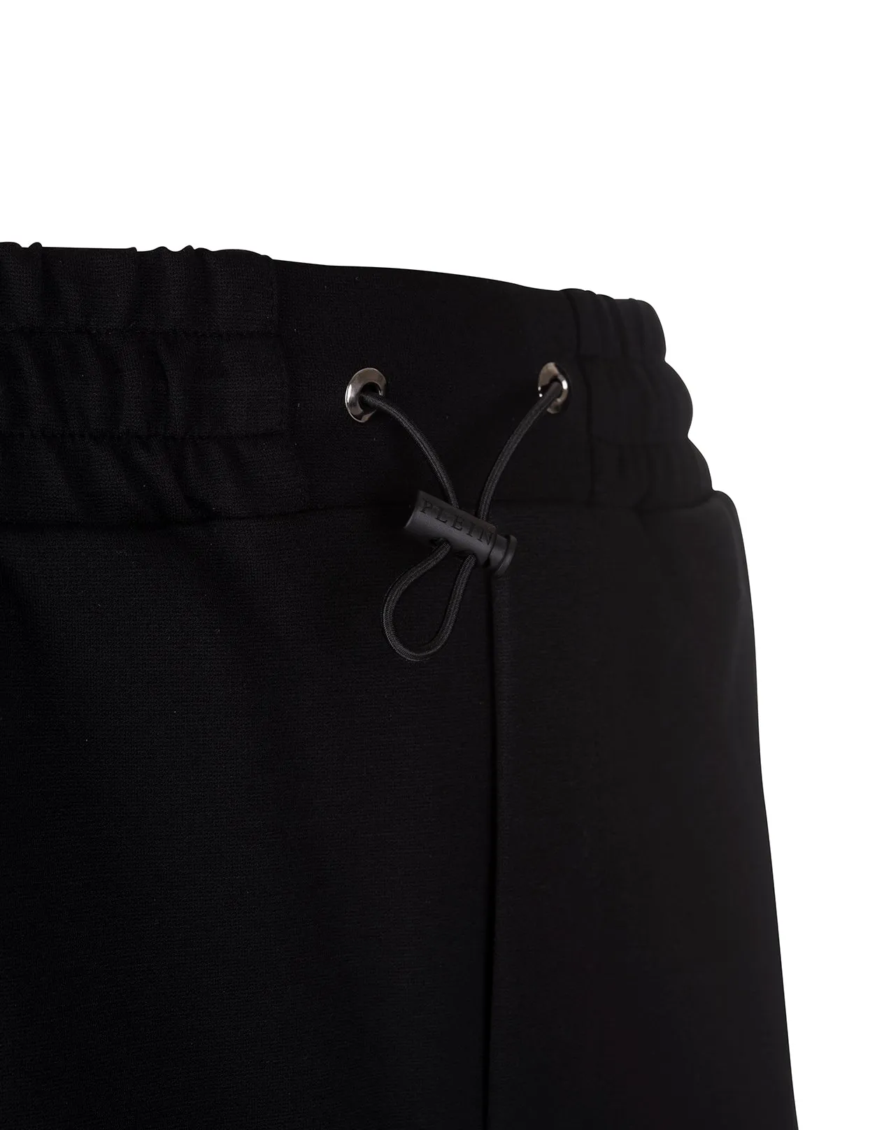 Philipp Plein Gothic Logo Print Shorts