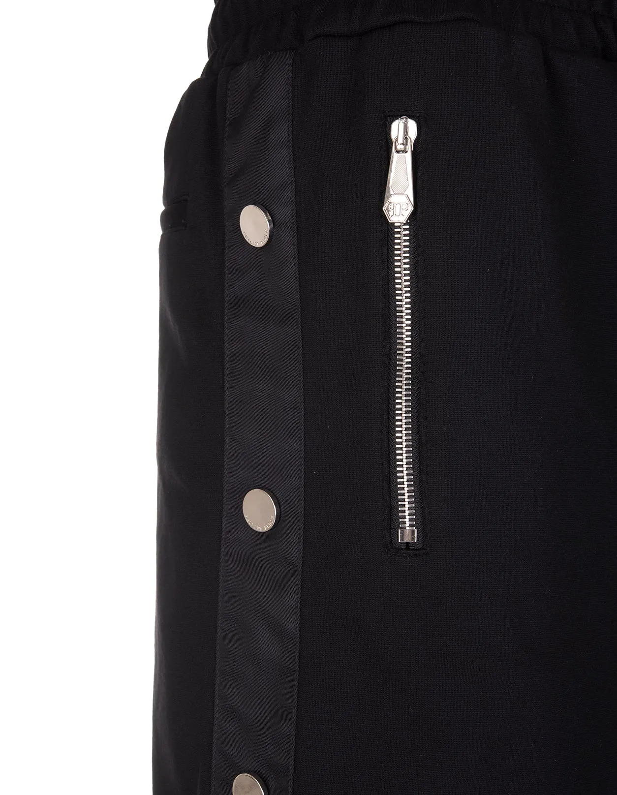Philipp Plein Gothic Logo Print Shorts