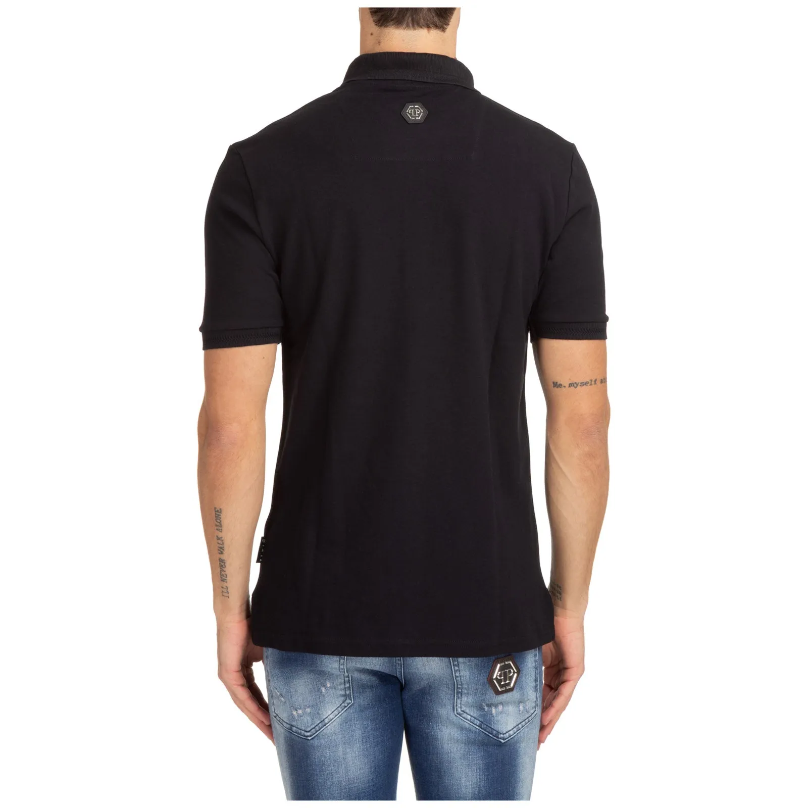 Philipp Plein Gothic Plein Polo Shirt