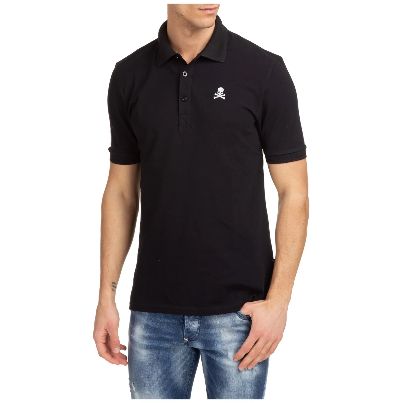 Philipp Plein Gothic Plein Polo Shirt