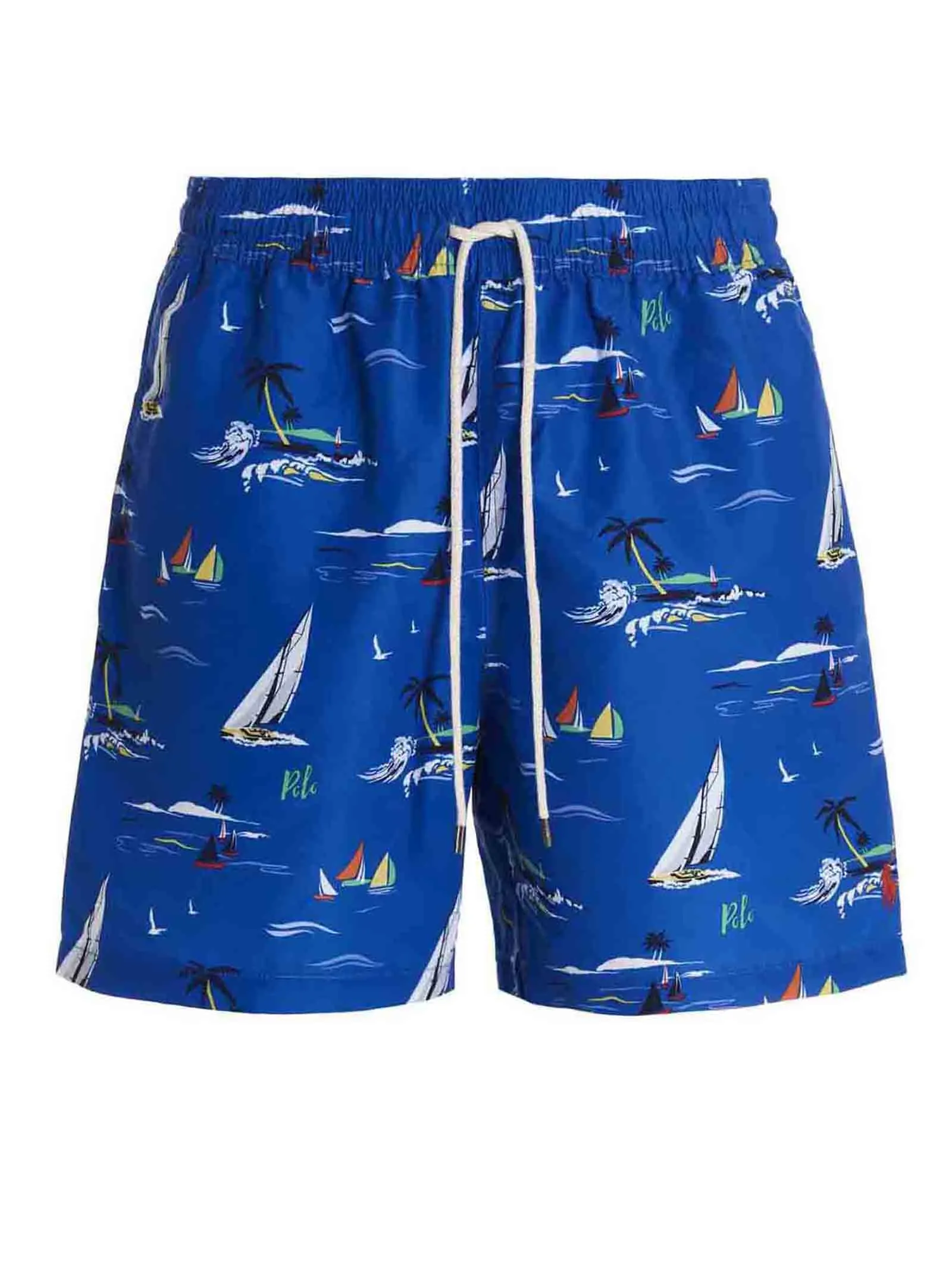 Polo Ralph Lauren Graphic Print Drawstring Swim Shorts