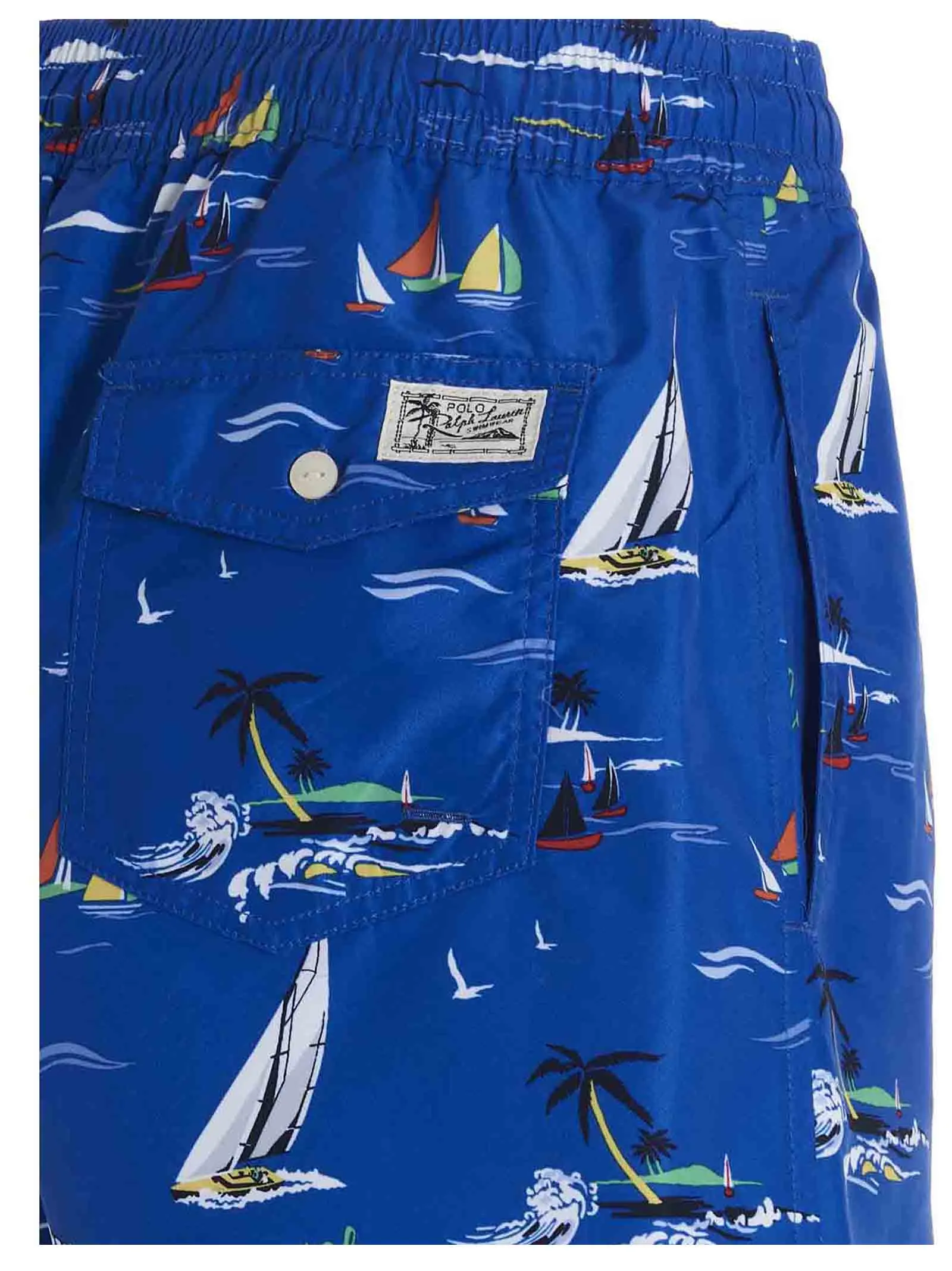 Polo Ralph Lauren Graphic Print Drawstring Swim Shorts