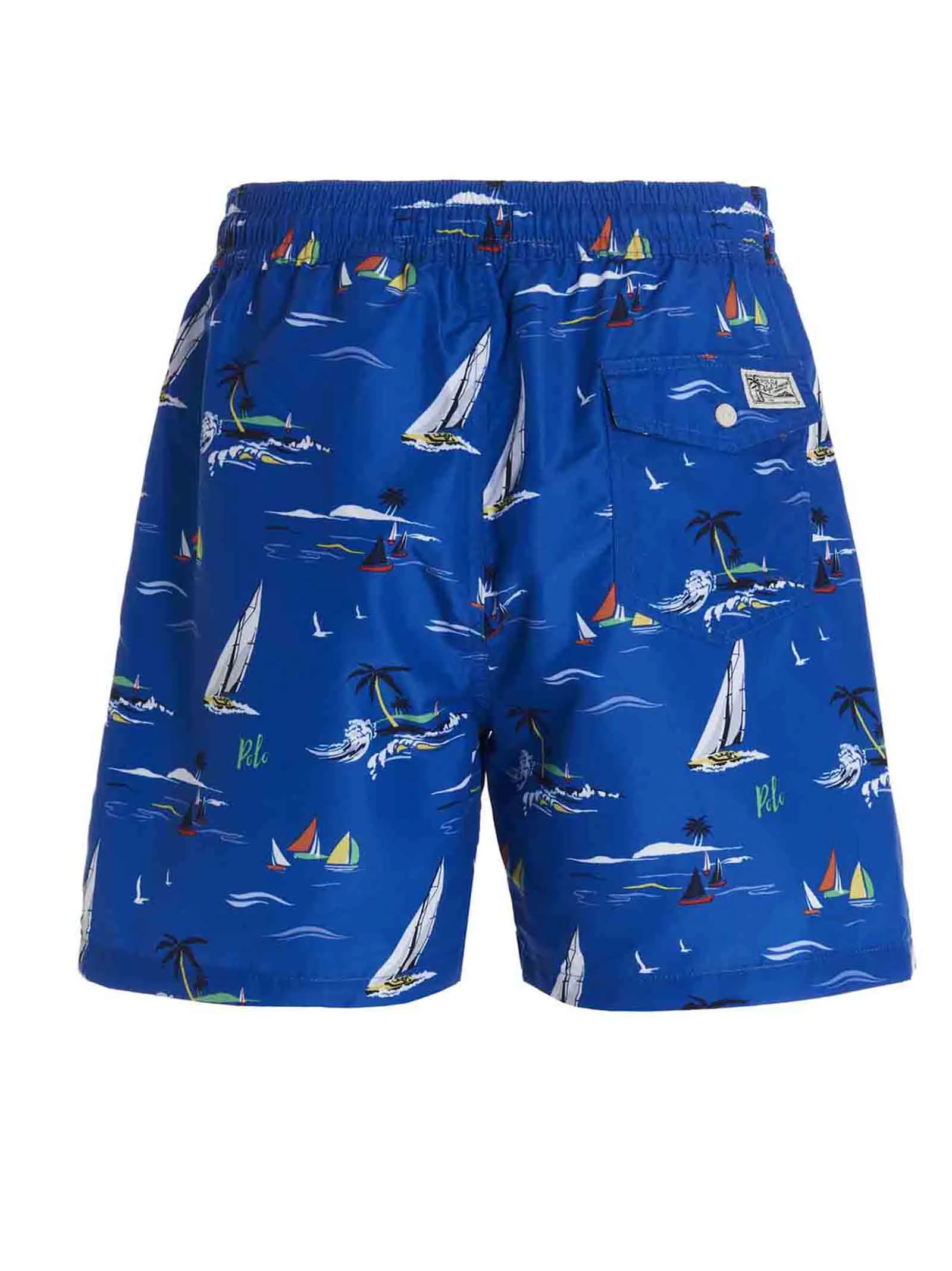 Polo Ralph Lauren Graphic Print Drawstring Swim Shorts