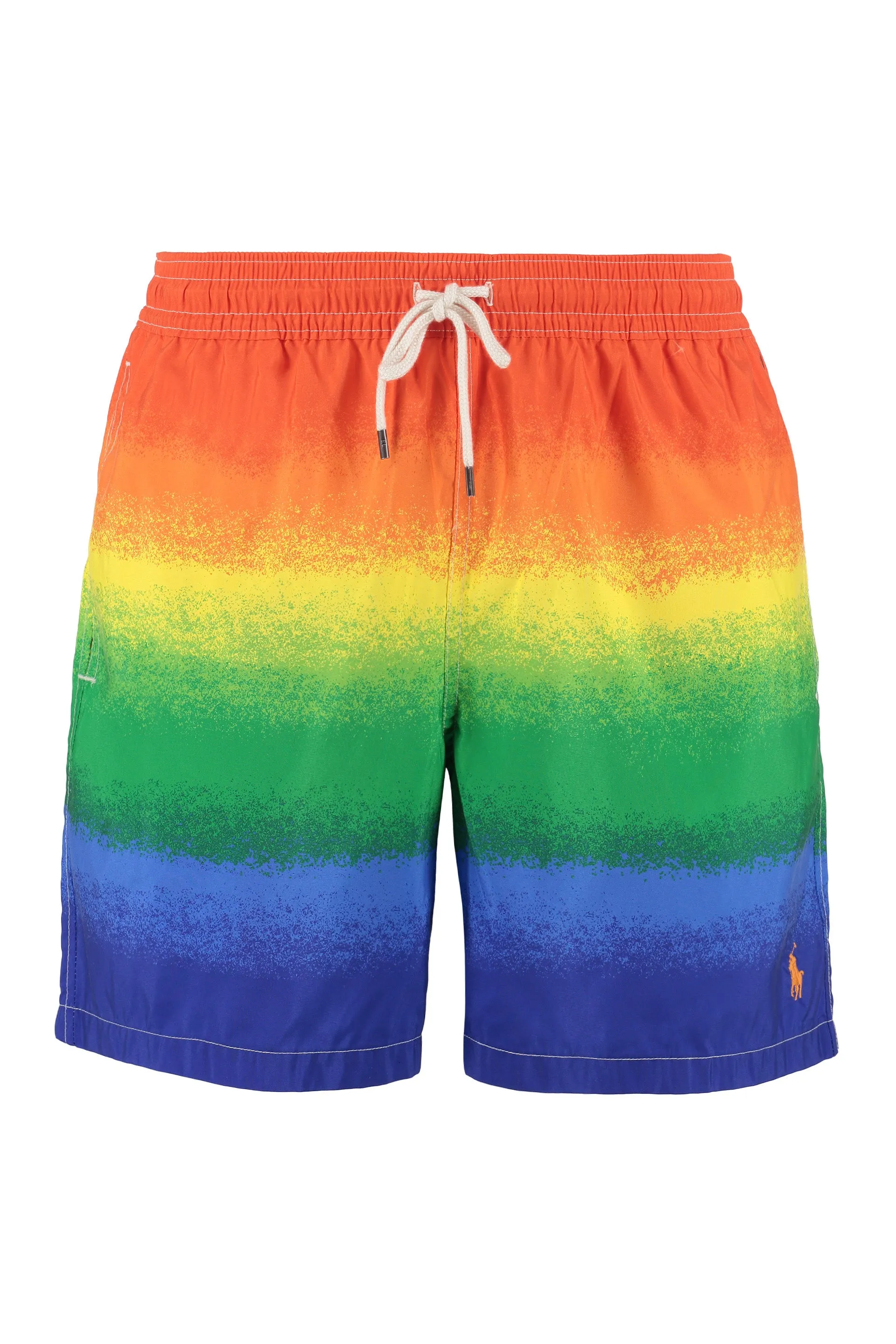 Polo Ralph Lauren Logo Embroidered Drawstring Swim Shorts