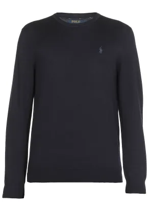 Polo Ralph Lauren Logo Embroidered Knitted Jumper