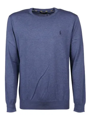 Polo Ralph Lauren Logo Embroidered Knitted Jumper