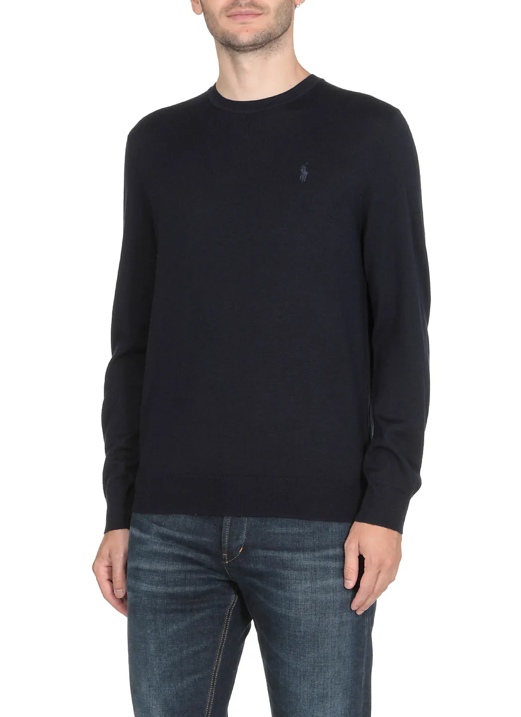 Polo Ralph Lauren Logo Embroidered Knitted Jumper