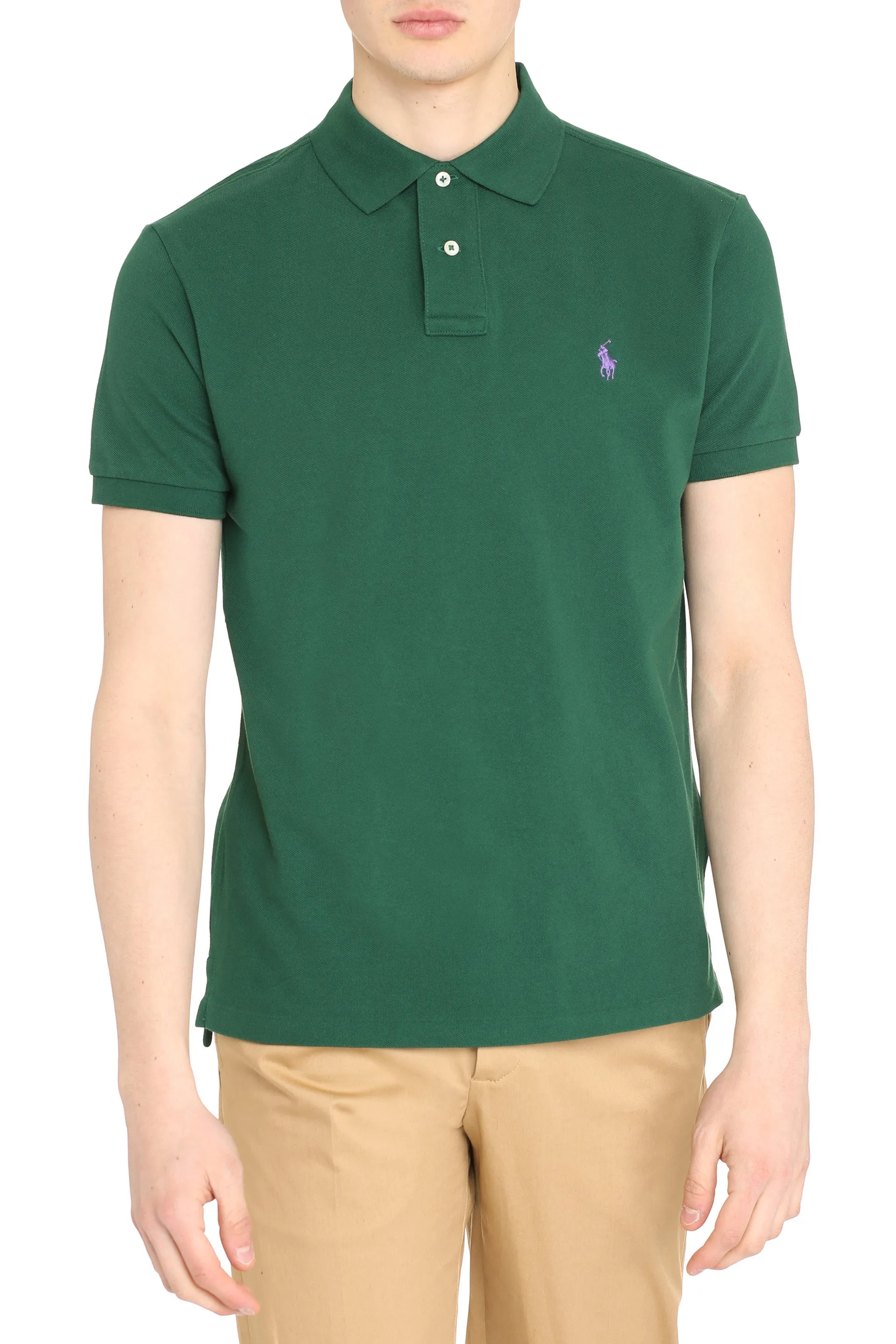 Polo Ralph Lauren Logo Embroidered Polo Shirt