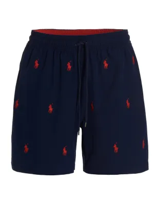 Polo Ralph Lauren Logo Embroidered Swimming Trunks