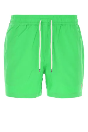 Polo Ralph Lauren Logo Patch Drawstring Swimming Shorts