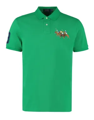 Polo Ralph Lauren Triple Pony Embroidered Polo Shirt