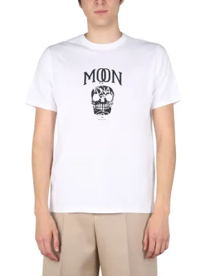 PS Paul Smith Moon Skull Print T-Shirt