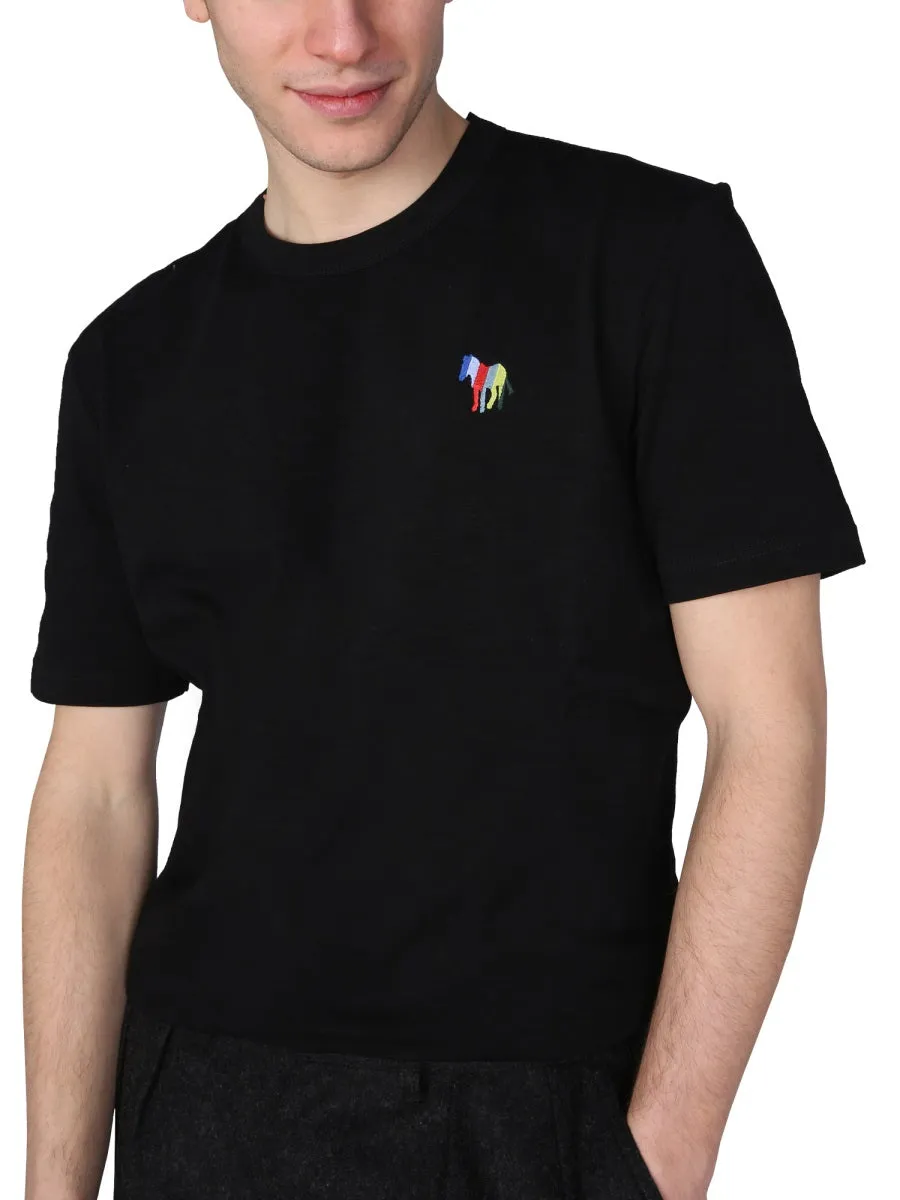 PS Paul Smith Zebra Print Crewneck T-Shirt