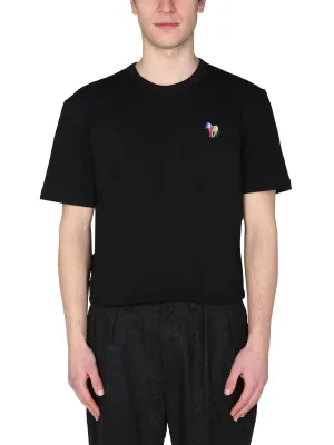 PS Paul Smith Zebra Print Crewneck T-Shirt