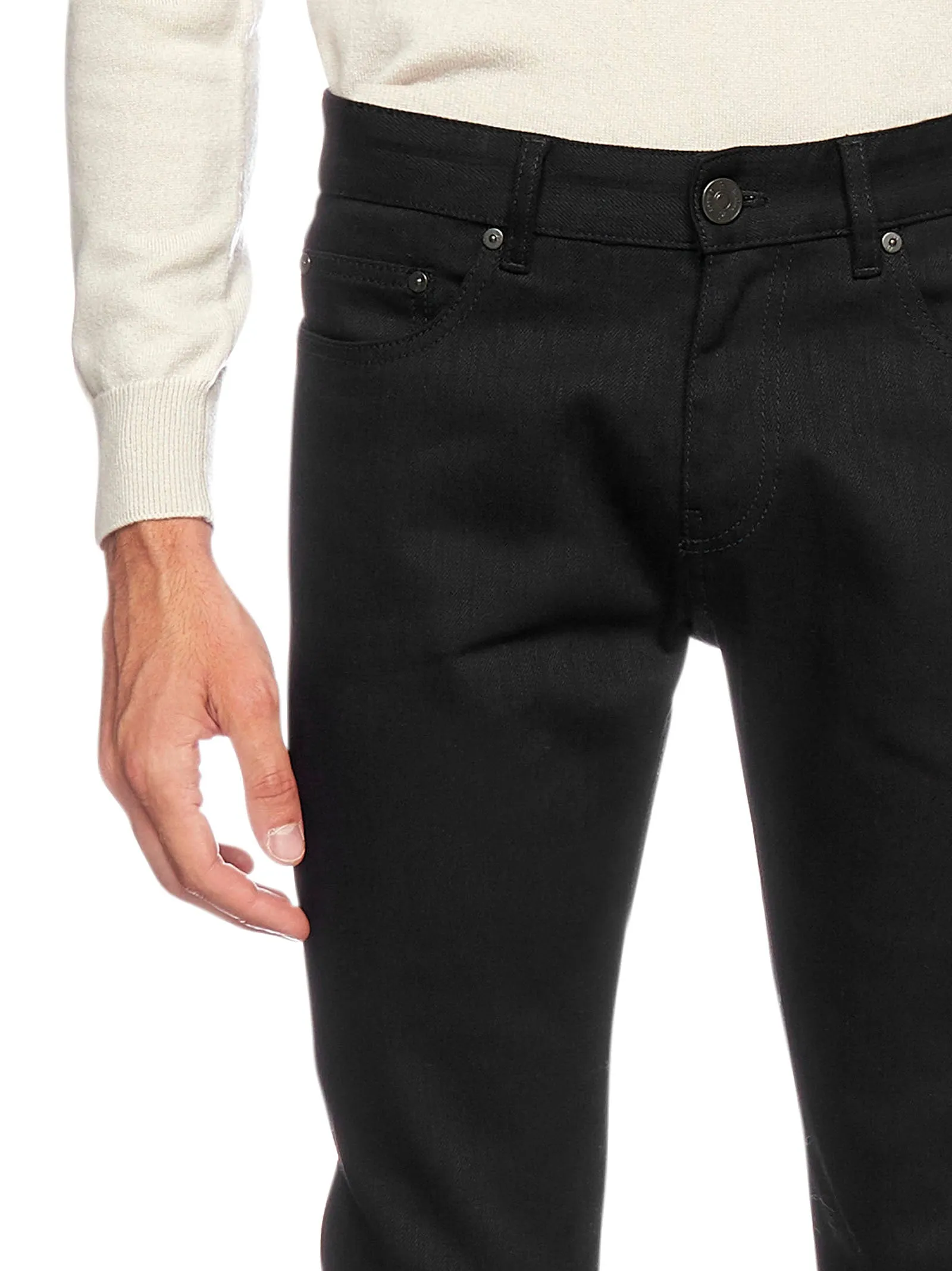 Pt05 High Waist Straight Leg Jeans