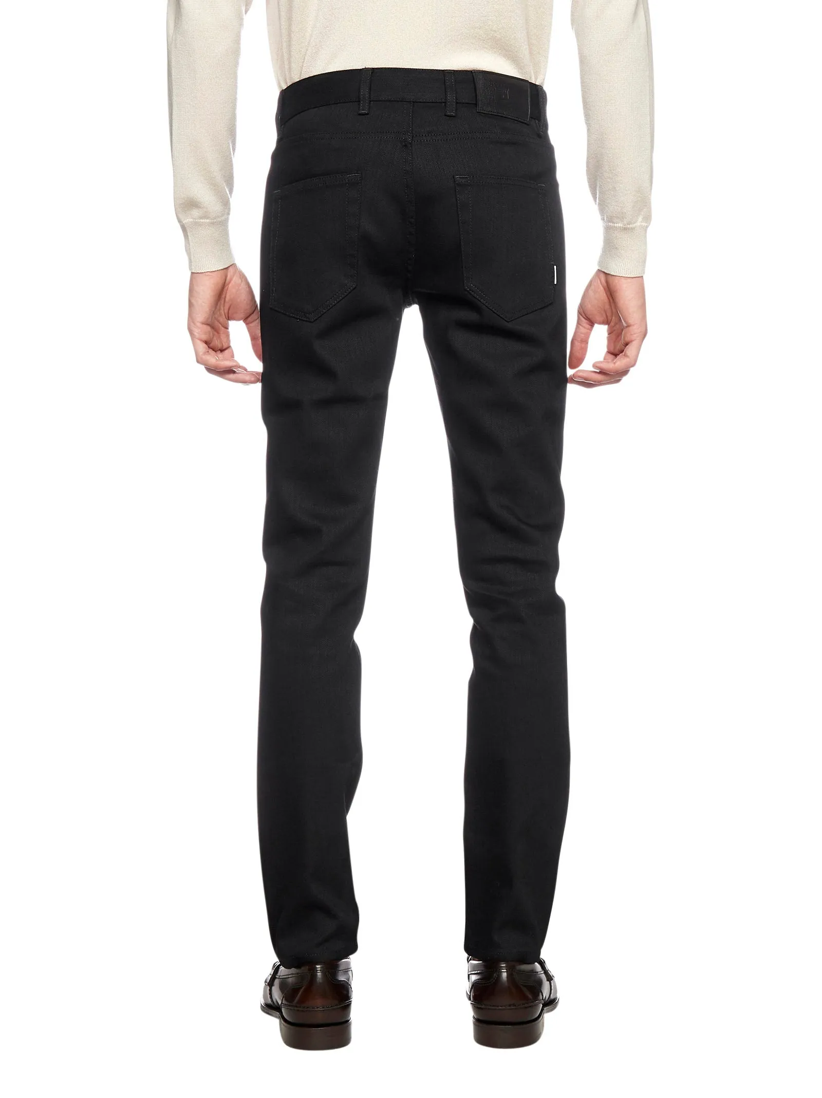 Pt05 High Waist Straight Leg Jeans