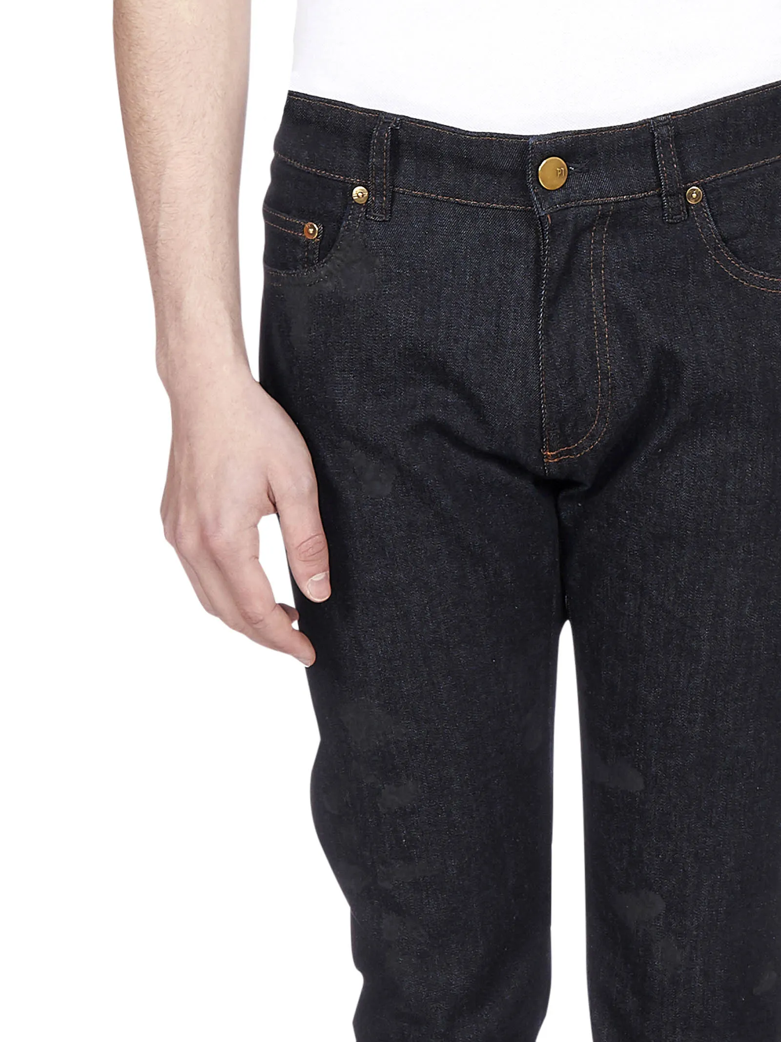 Pt05 Raw-Hem Skinny Jeans