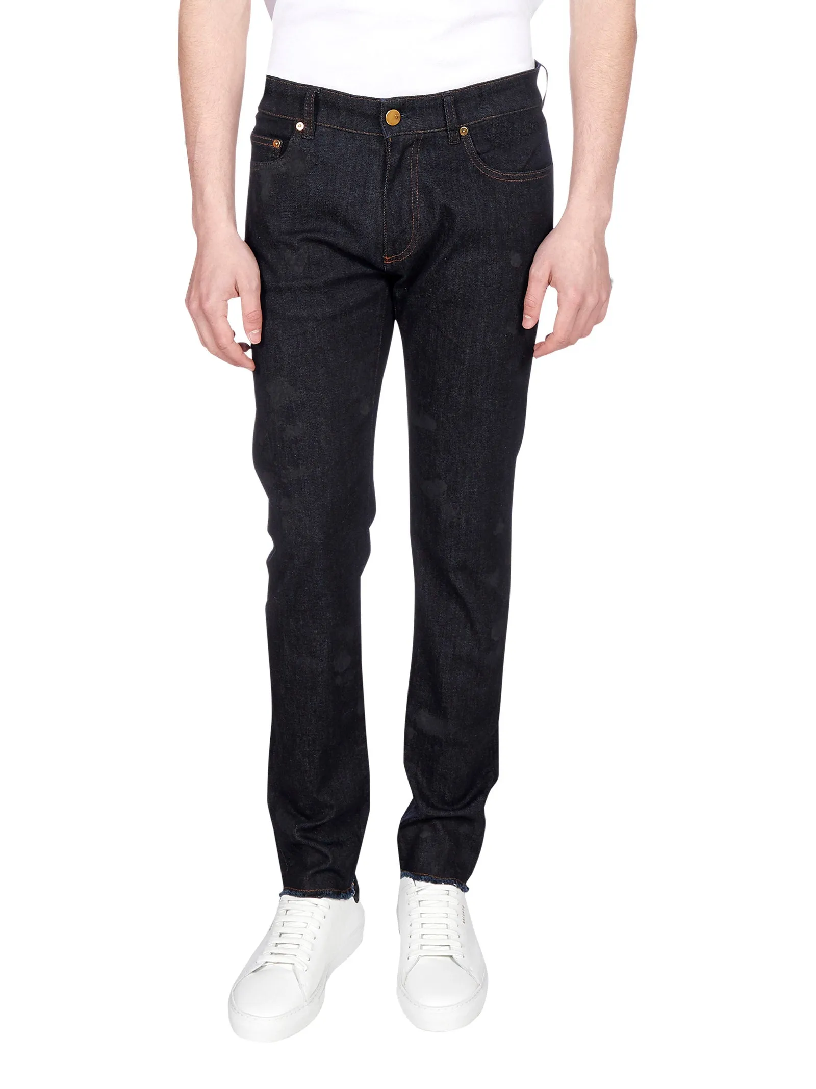 Pt05 Raw-Hem Skinny Jeans