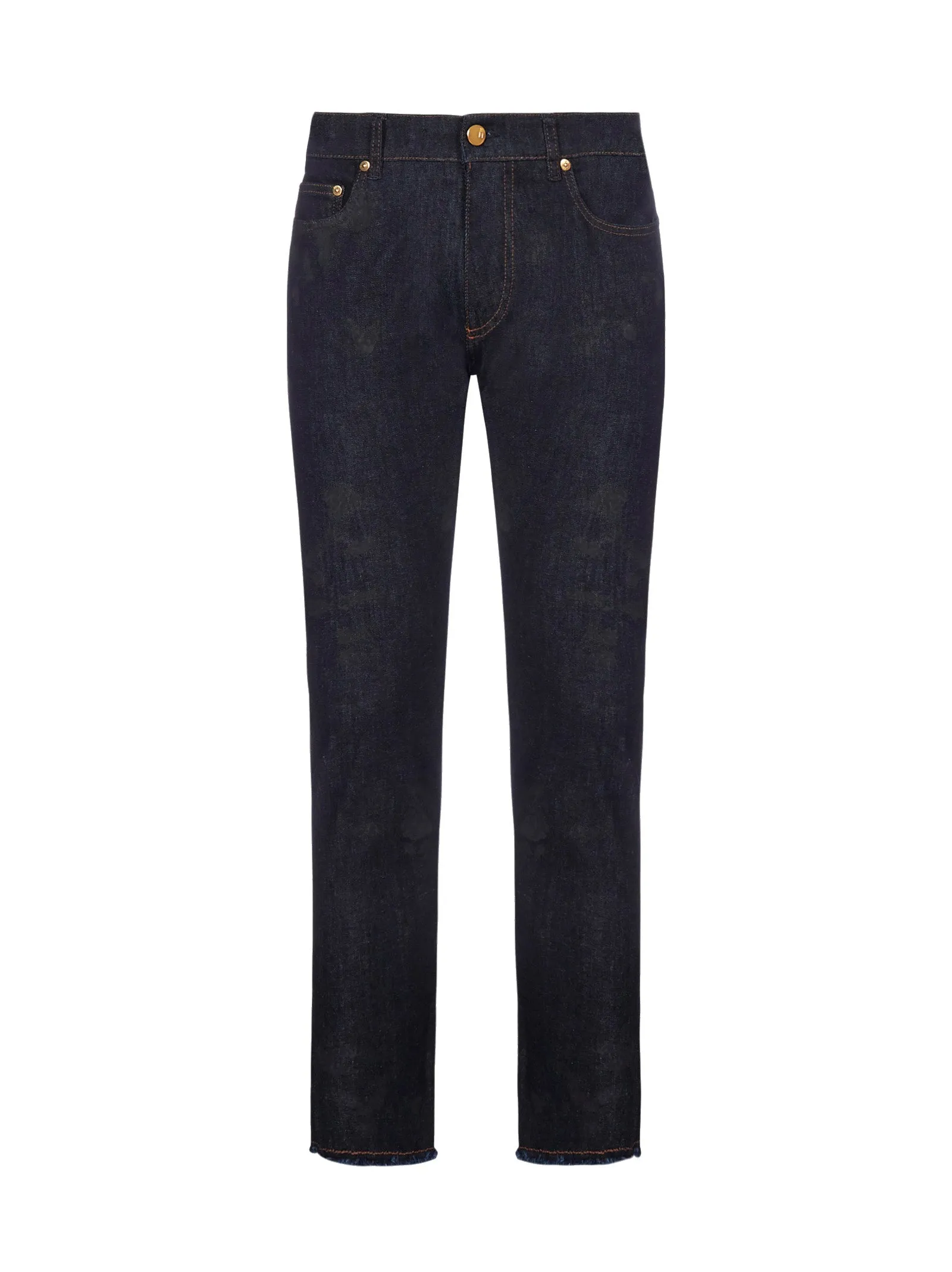 Pt05 Raw-Hem Skinny Jeans