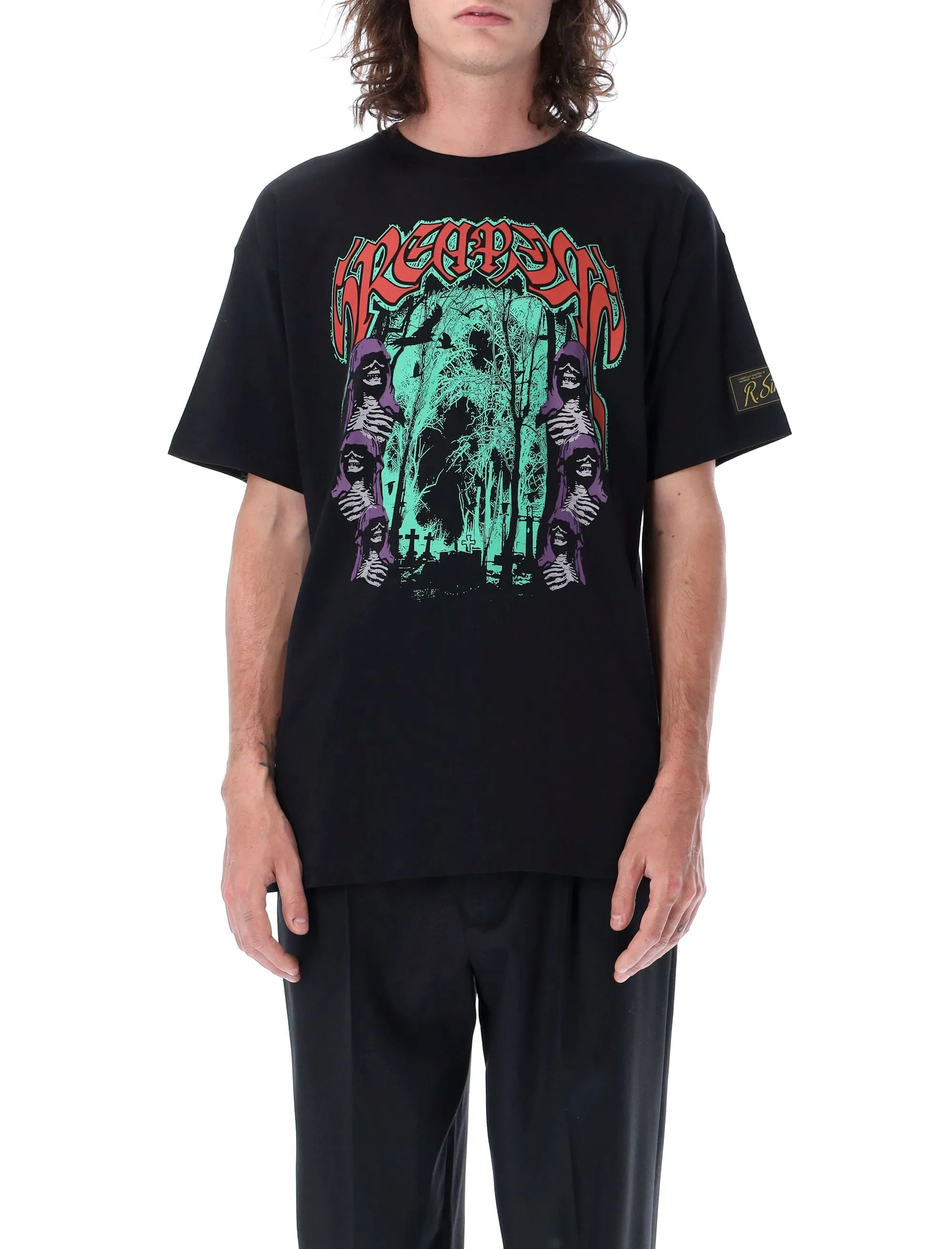 Raf Simons Graphic Printed Crewneck T-Shirt