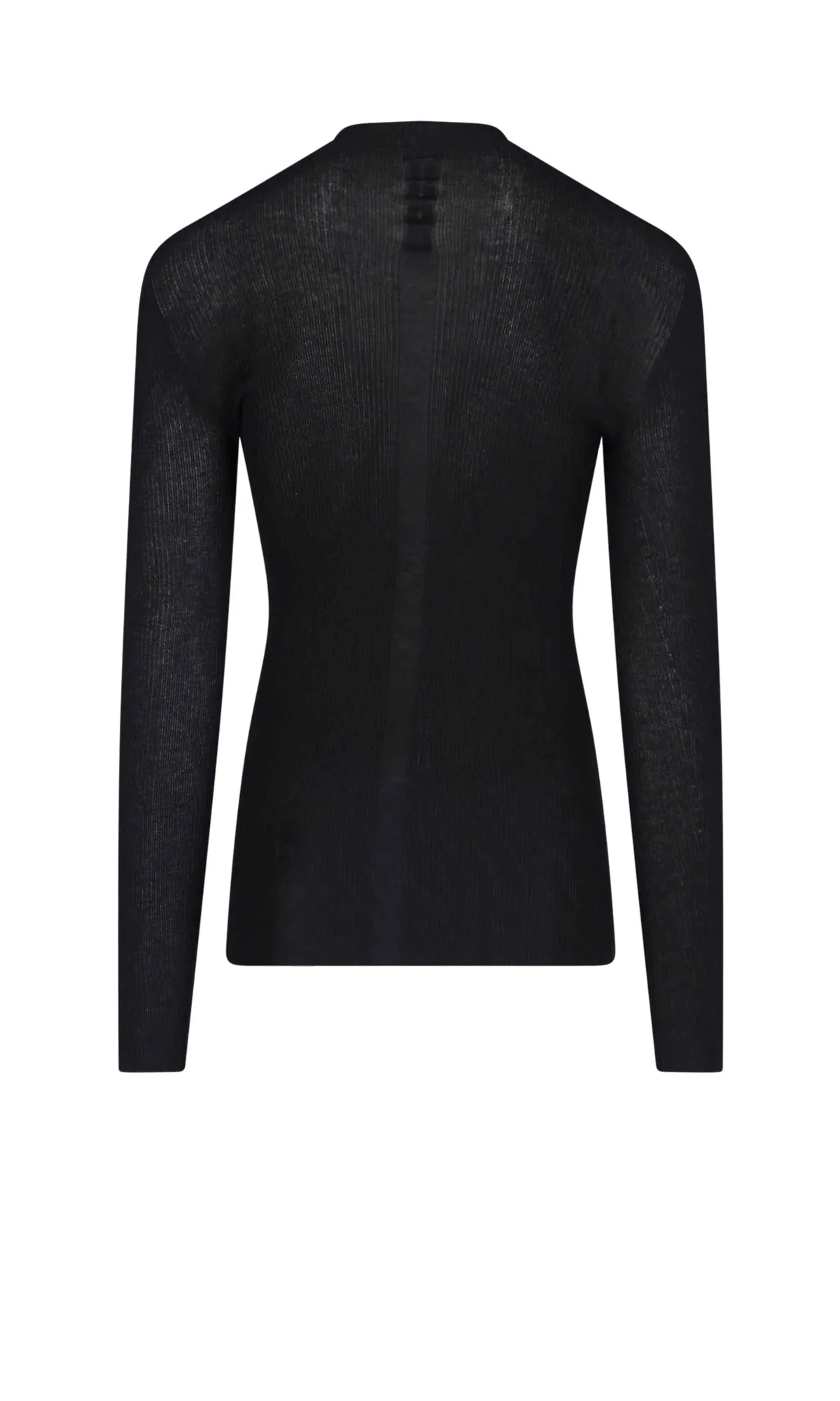Rick Owens High-Neck Knit Sweater