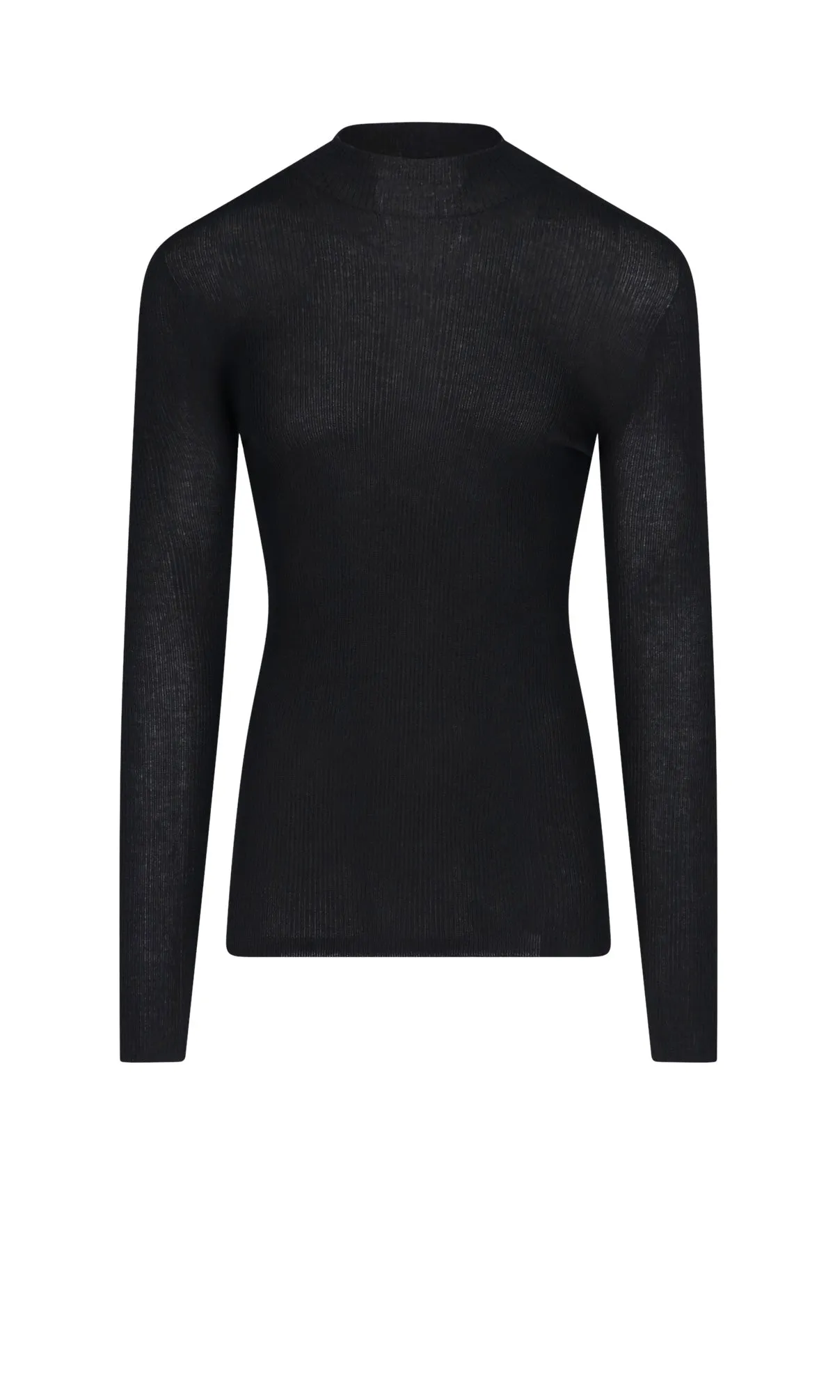 Rick Owens High-Neck Knit Sweater