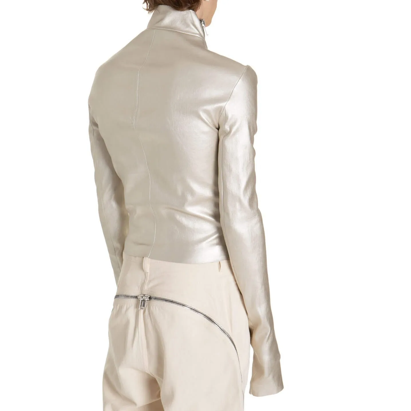 Rick Owens Zipped Leather Jacket