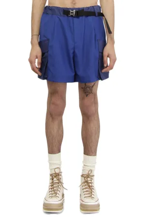Sacai Belted Waist Cargo Shorts