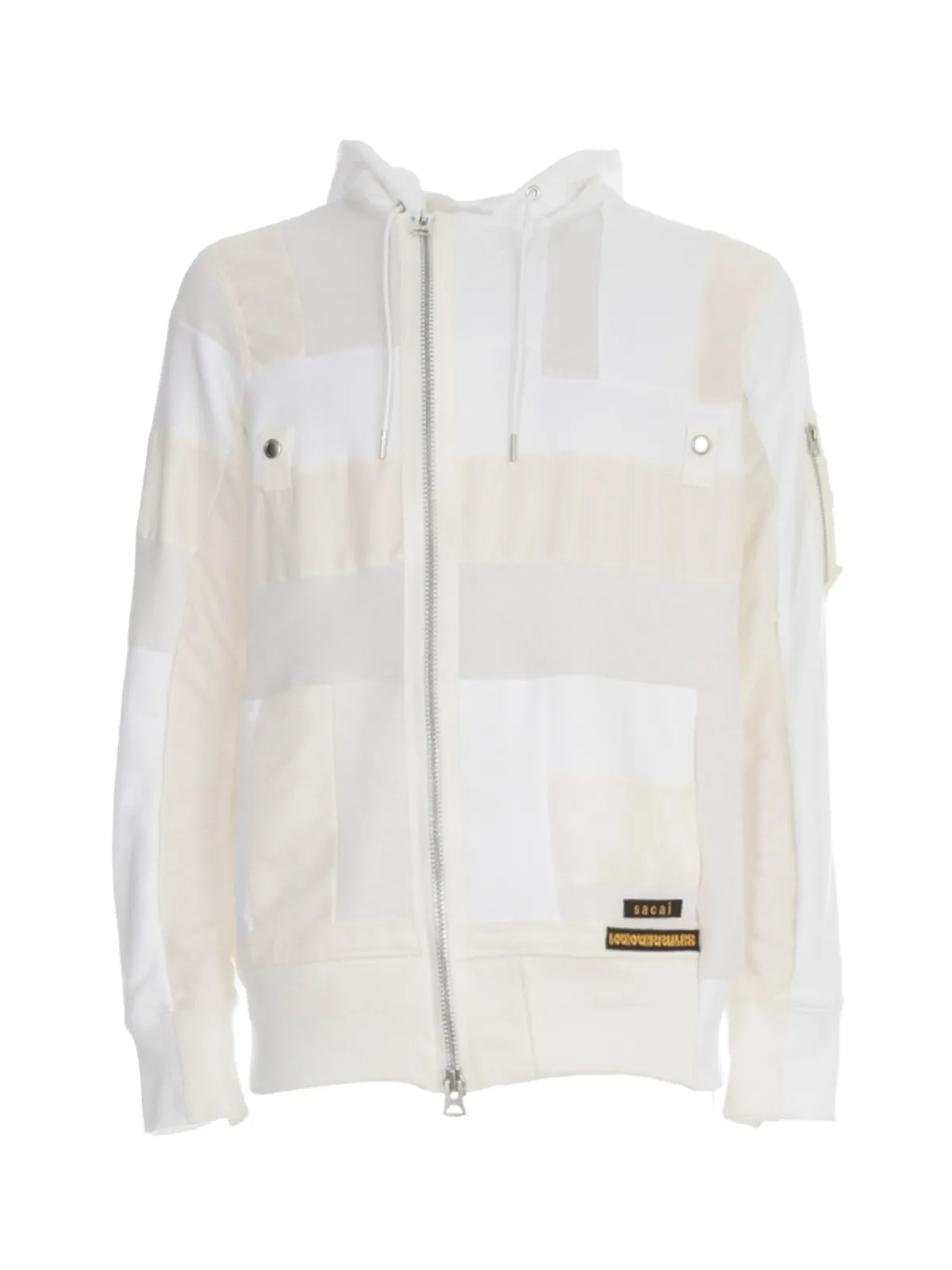 Sacai Panelled Zip-Up Jacket
