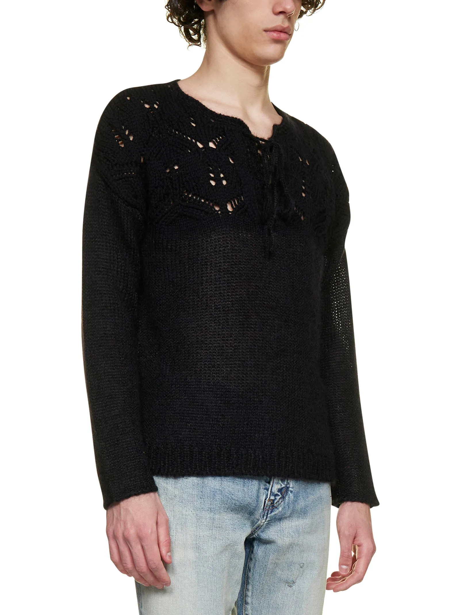 Saint Laurent Crewneck Knitted Jumper