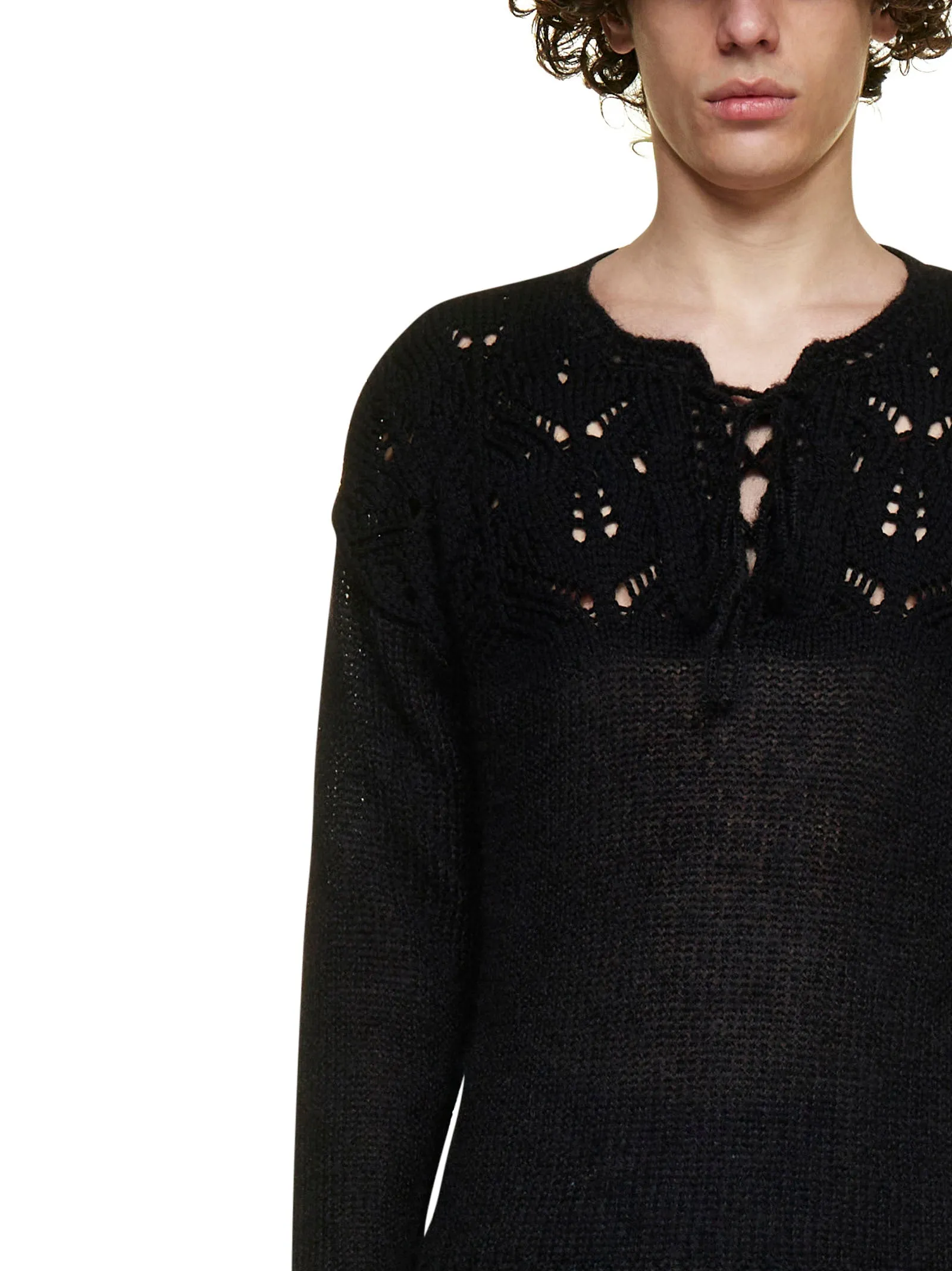 Saint Laurent Crewneck Knitted Jumper