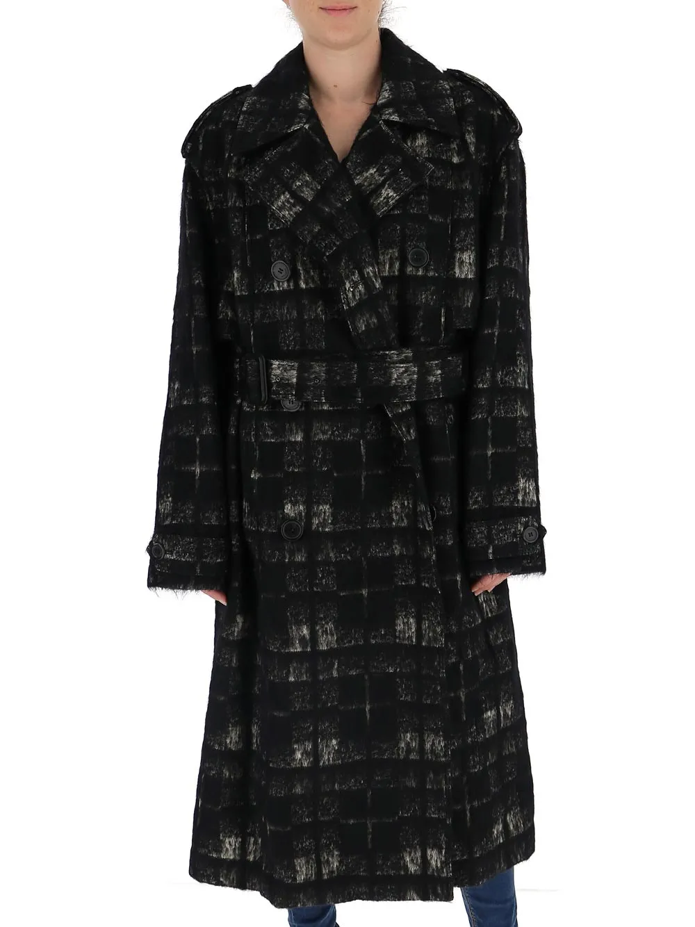 Saint Laurent Double-Breasted Coat