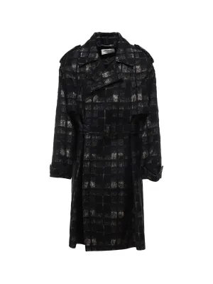 Saint Laurent Double-Breasted Coat