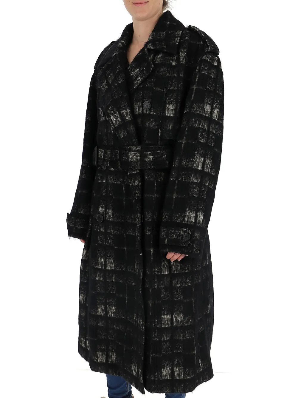 Saint Laurent Double-Breasted Coat