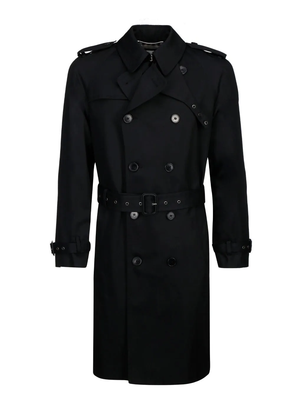 Saint Laurent Double Breasted Trench Coat